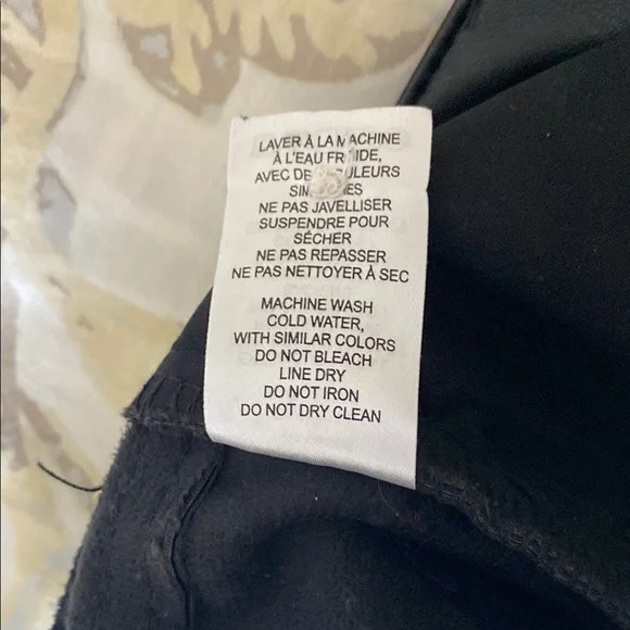 NWOT Dynamite Justina Straight Leg Black Faux Leather Pants - Picture 12 of 13